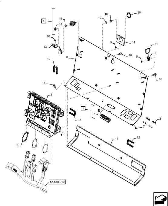 48190210 - блок разъемов