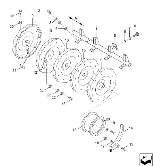 439856 - Диск роторного сепаратора